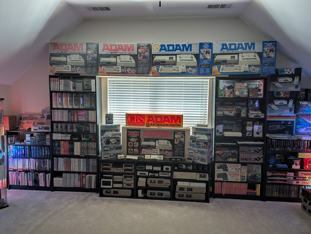 ColecoVision ADAM Wall Collection Display
